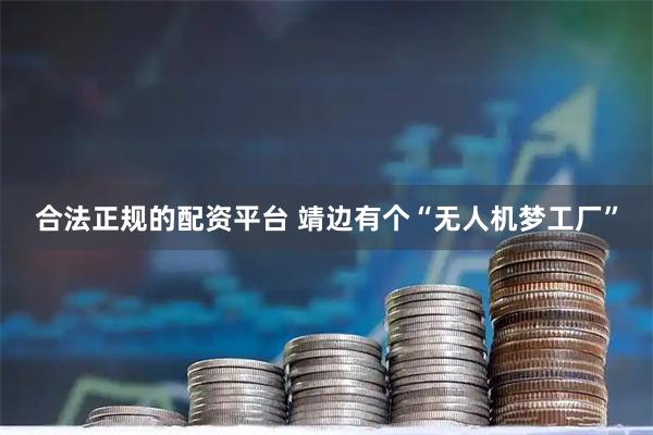 合法正规的配资平台 靖边有个“无人机梦工厂”